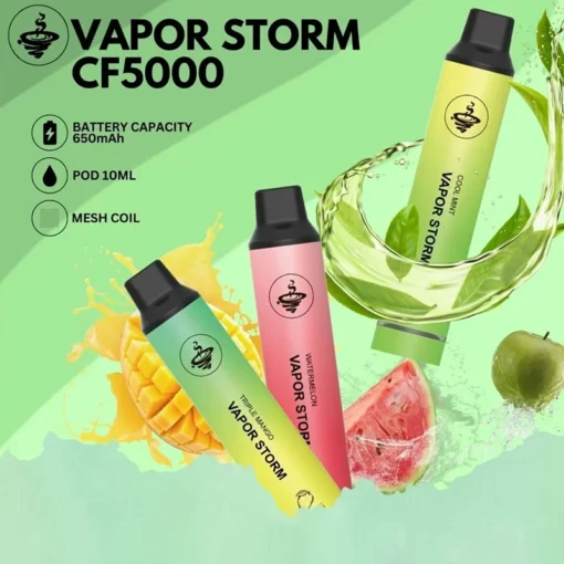 VAPOR STORM 風暴-CF5000口 飛霧抛棄式電子煙
